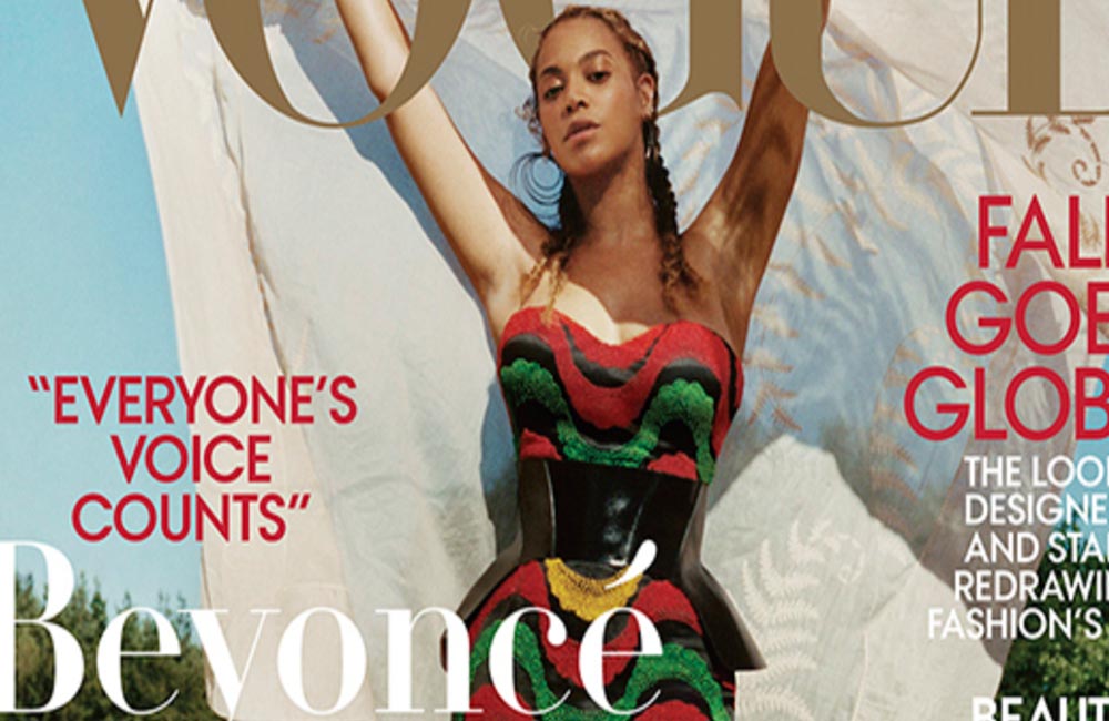 Beyoncé goes Alexander McQueen for cover of September Vogue